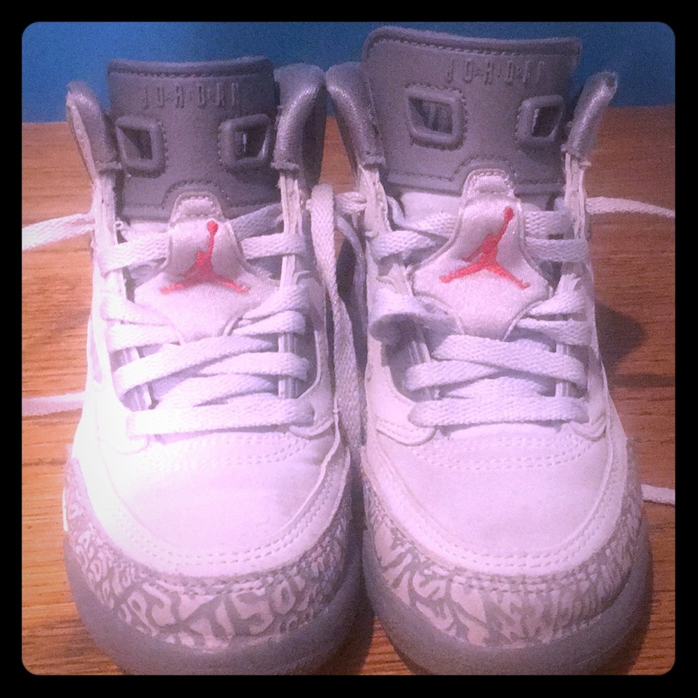 Gray Jordans